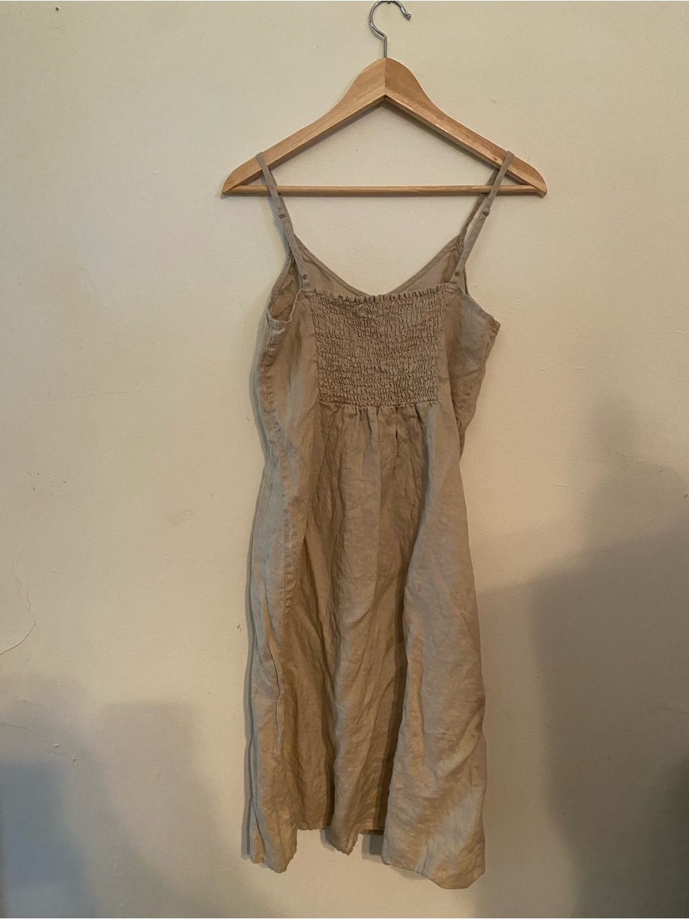 Rachel Zoe Beige Linen Slip Dress - Picture 2 of 6